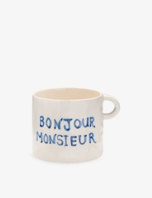 Monsieur Earthenware Mug | Selfridges