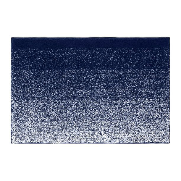 Gap Home Melange Ombre Non-Slip Cotton Bath Rug Navy 20"x30" - Walmart.com | Walmart (US)