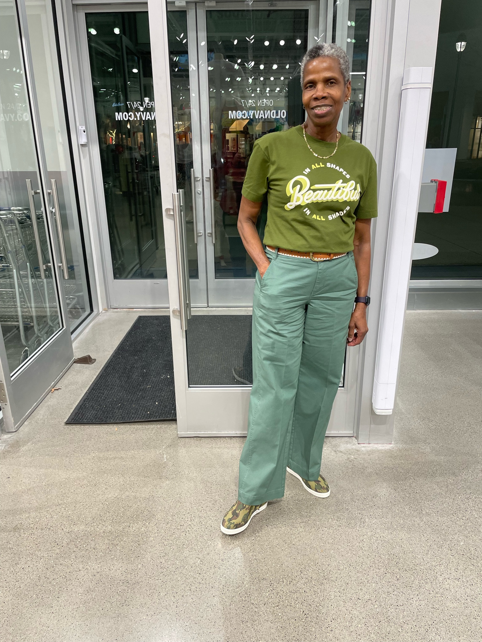 Black History Month Adult Beautiful In Every Shade Short Sleeve T-Shirt - Olive Green

Women's Mid-Rise Relaxed Straight Leg Chino Pants - A New Day

#LTKunder100 #LTKstyletip