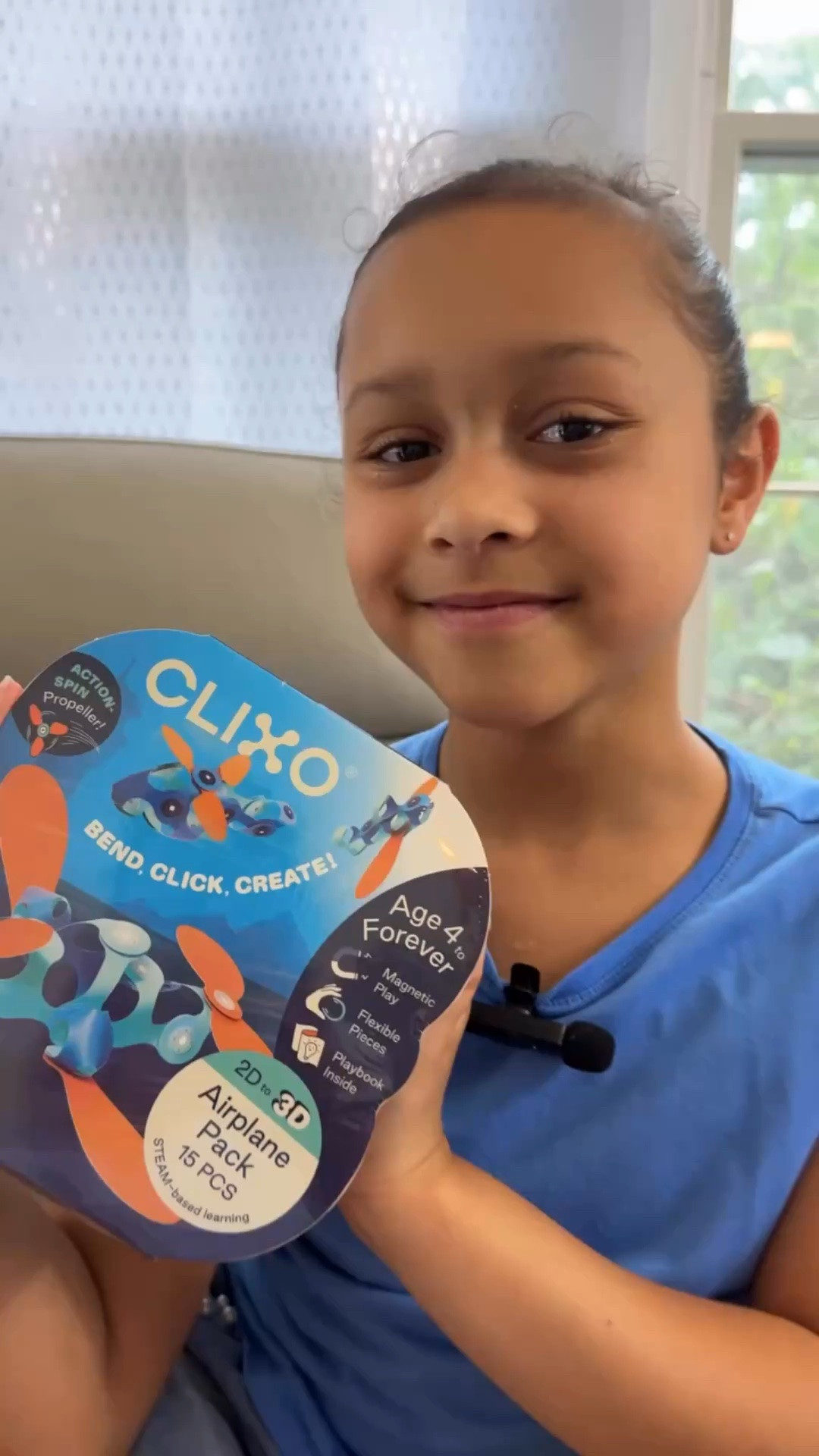 Gifted by Clixo
She built a HELICOPTER! 🚁✨

One of our favorite things about Clixo is that there’s no right way to build…just endless ways to create, imagine, and play! 

Sofia turned her magnetic building pieces into a helicopter, and then it was time to take it for a spin!

What would you build with Clixo? 👇

#openendedplay #magnetictoy #clixotarget #earlystemlearning