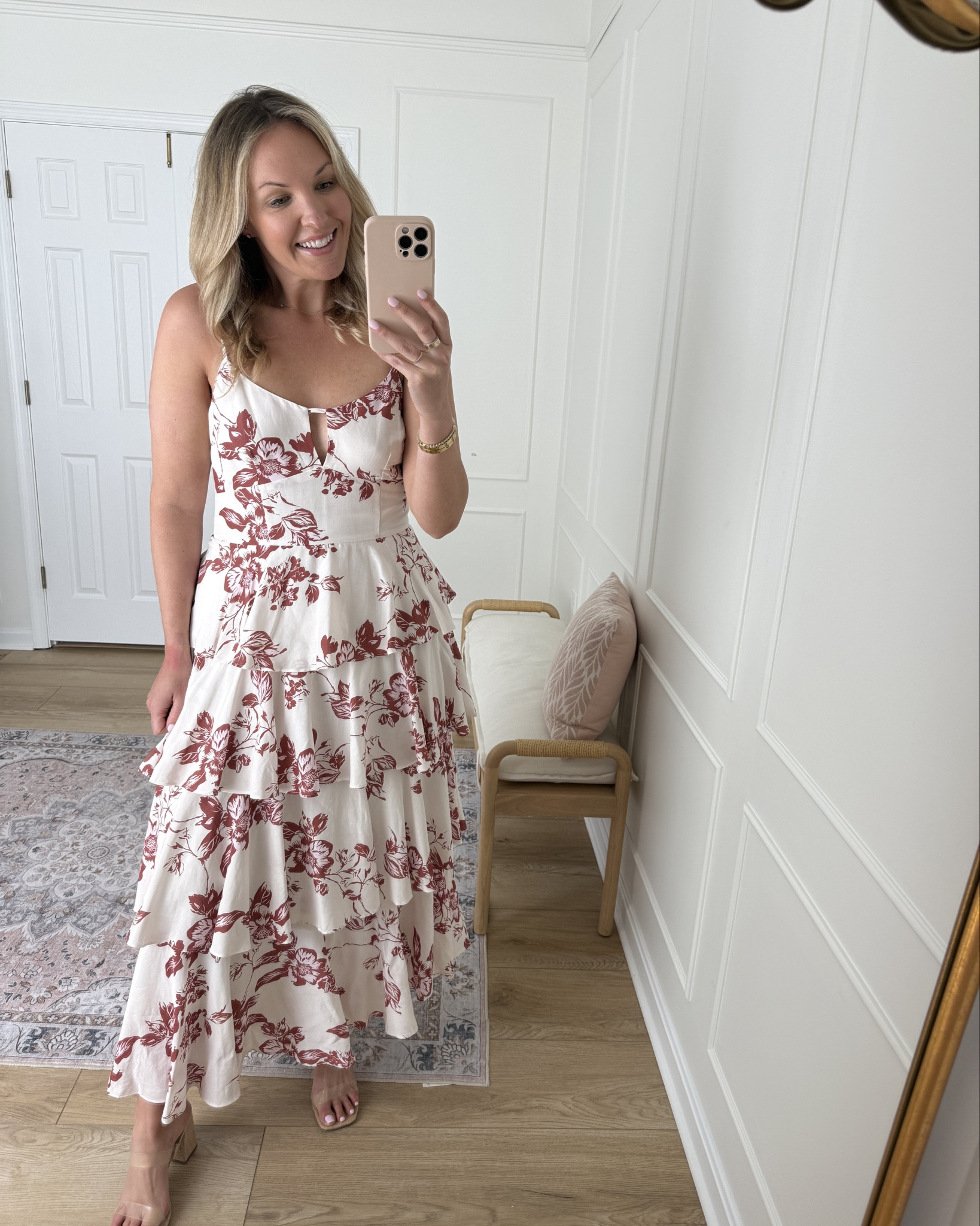 Tiered summer dress - summer party - date night outfit - event dress - wearing a med 