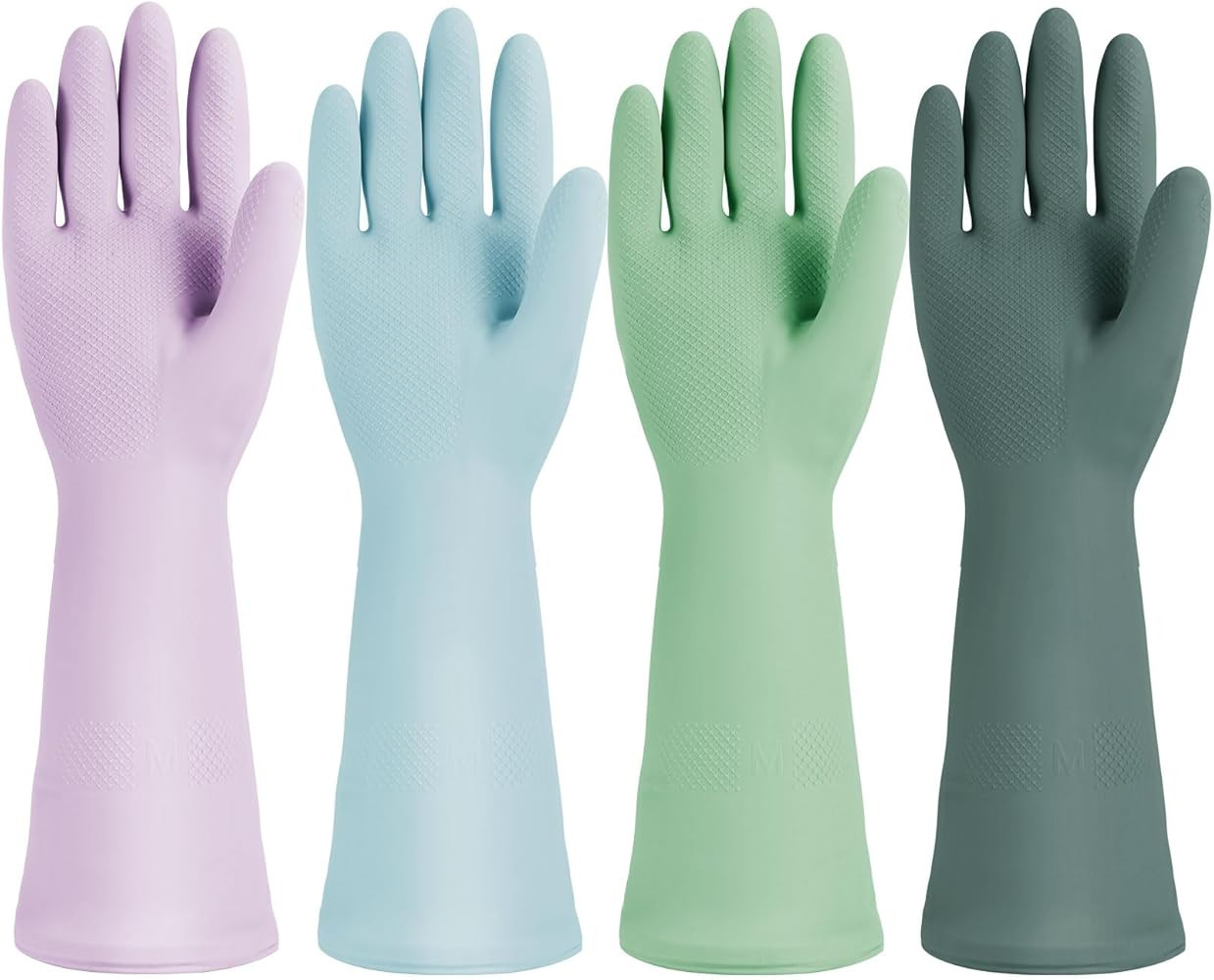 Cleaning Gloves for Dishwashing, 4/5 Pairs Reusable Kitchen Gloves for Wash, Household Cleaning G... | Amazon (US)