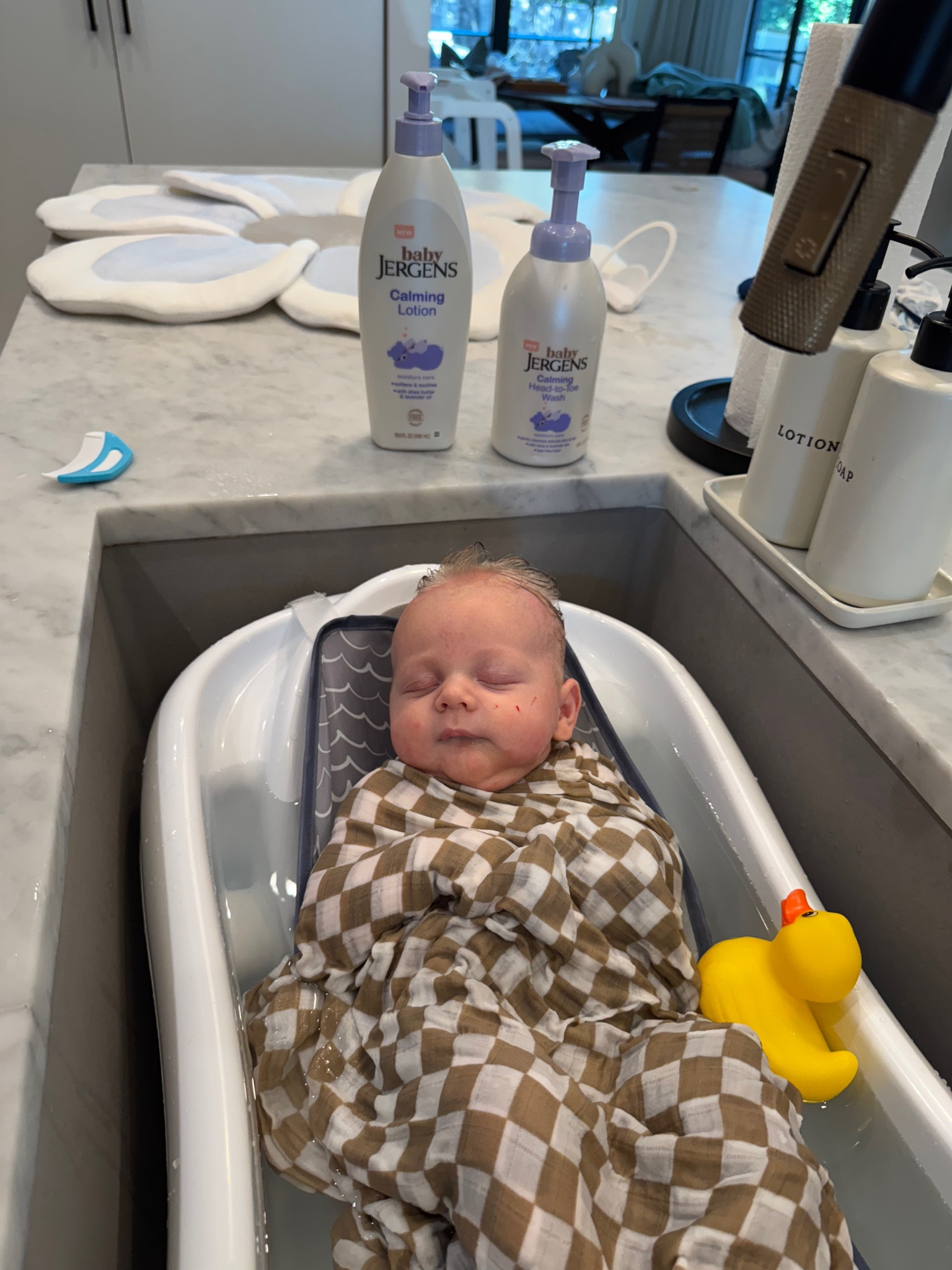 Summit’s bath time products 🥲
