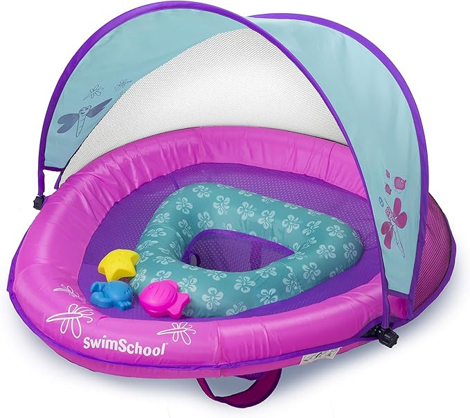 SwimSchool Infant Baby Pool Floats, Free Swimming, Super Buoyant – Ages 6-24 Months – Multipl... | Amazon (US)