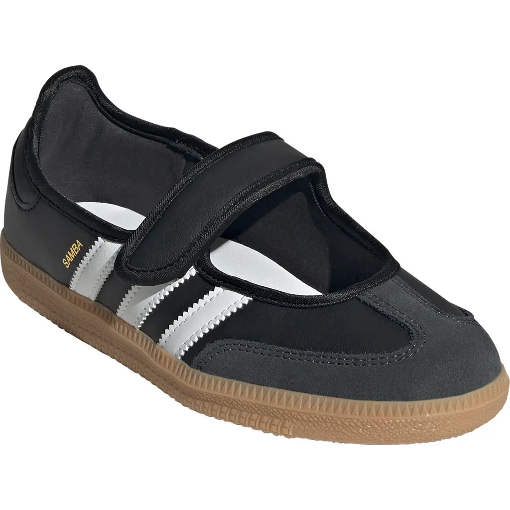 adidas Kids' Samba Jane Sneaker in Cblack/ftw at Nordstrom, Size 6.5 M | Nordstrom