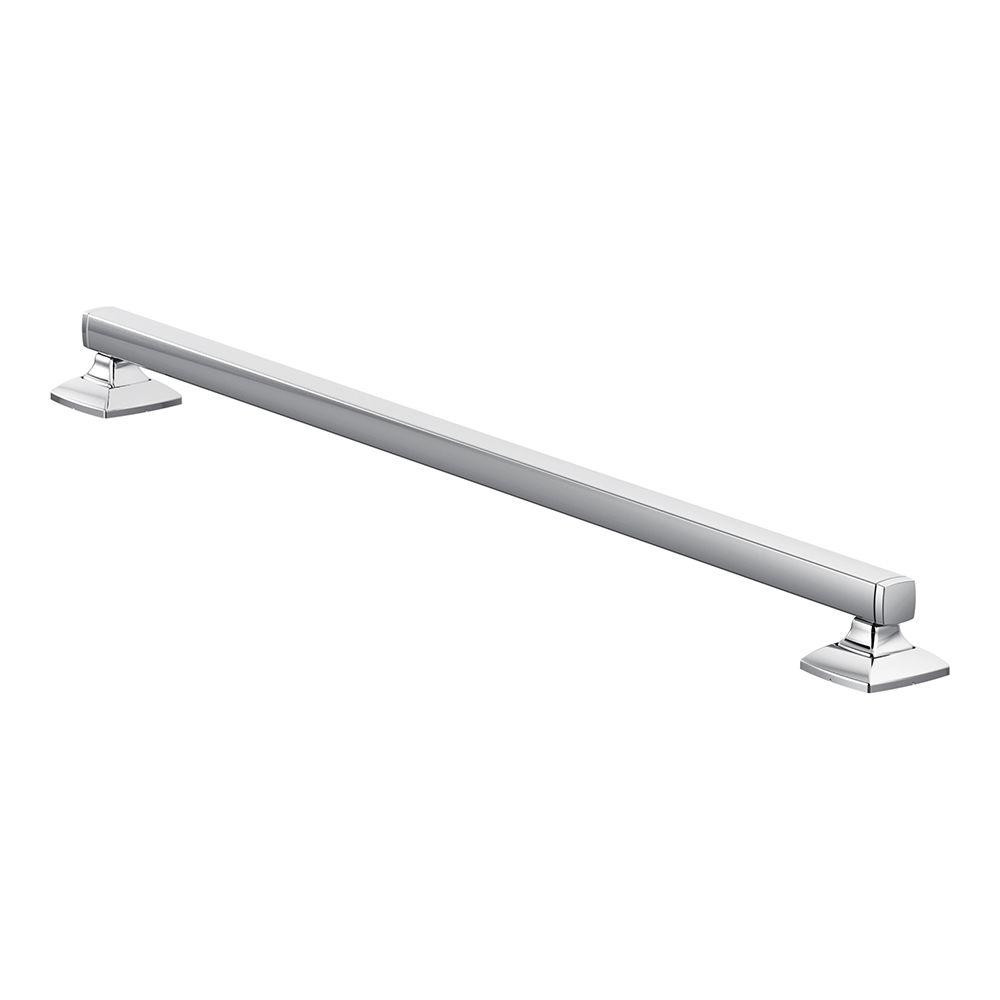 Voss 24 in. Grab Bar in Chrome | The Home Depot