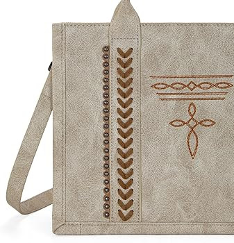 Montana West Longhorn Whipstitch Western Top Handle Tote Bag with Card Wallet Set | Amazon (US)