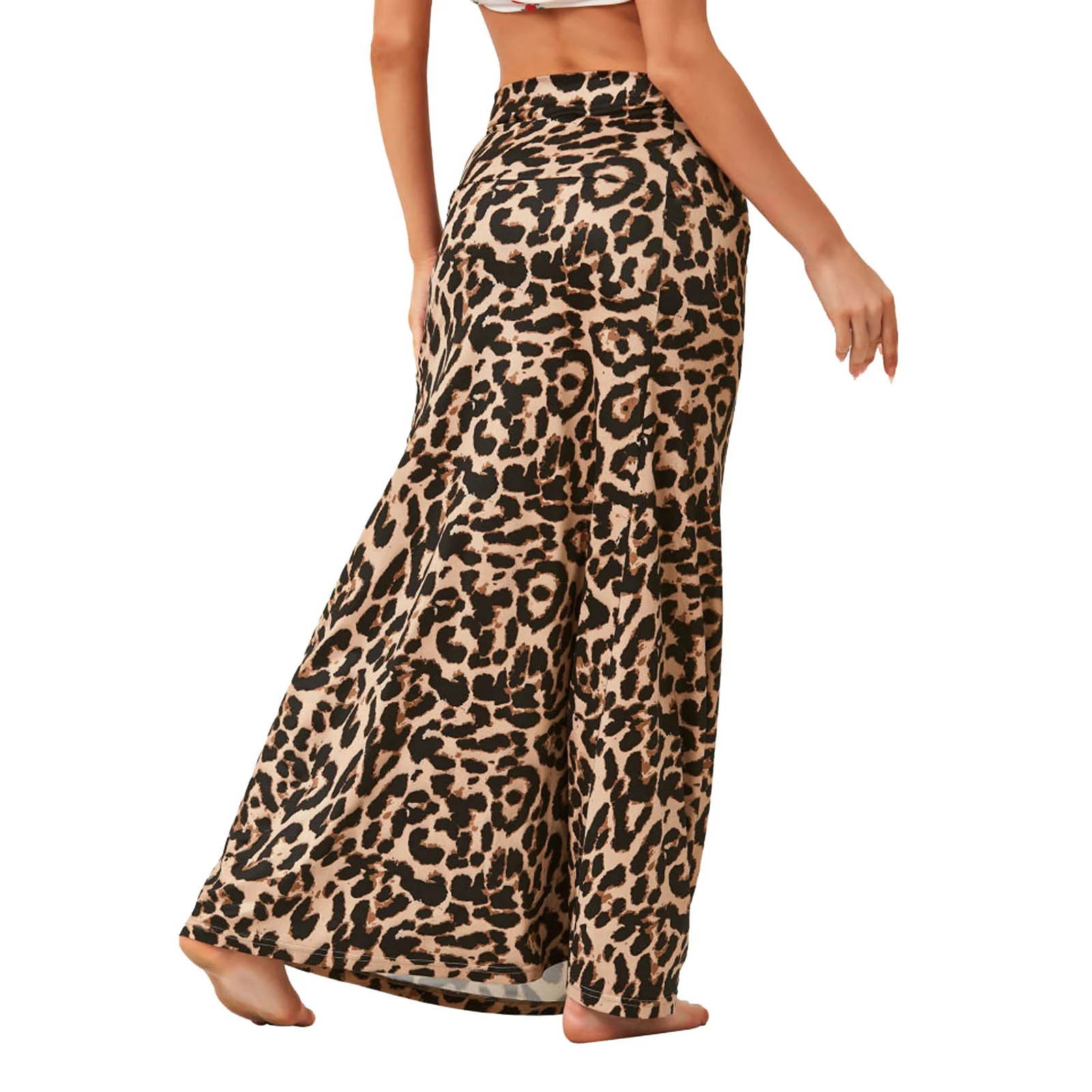 Dianli Skirts for Women Leopard Print Maxi Summer Skirt Party Loose Casual Fashion High Waist Swi... | Walmart (US)