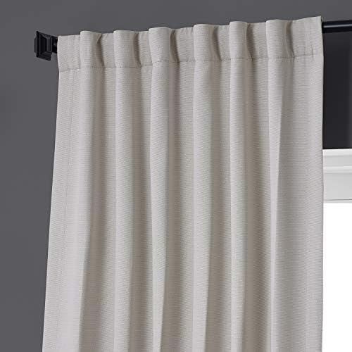 HPD Half Price Drapes BOCH-LN1856-108 Faux Linen Room Darkening Curtain (1 Panel), 50 X 108, Birch | Amazon (US)