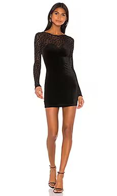 superdown Kimberly Mesh Mini Dress in Black from Revolve.com | Revolve Clothing (Global)