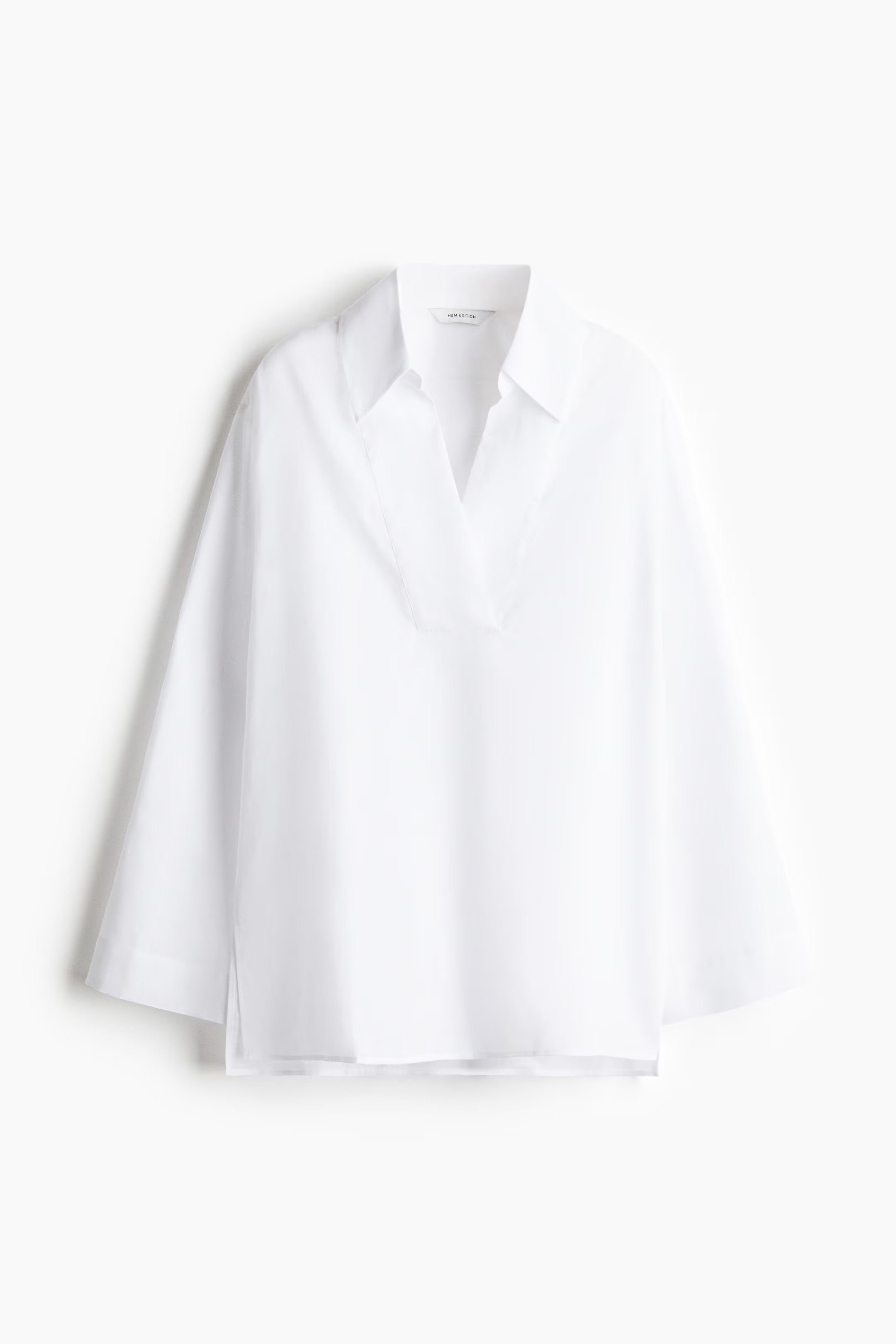 Ramie popover shirt | H&M (UK, MY, IN, SG, PH, TW, HK)