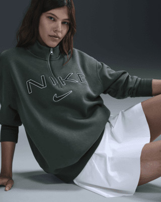 Nike Sportswear Phoenix Fleece Women's Oversized 1/4-Zip Logo Top | Nike (US)