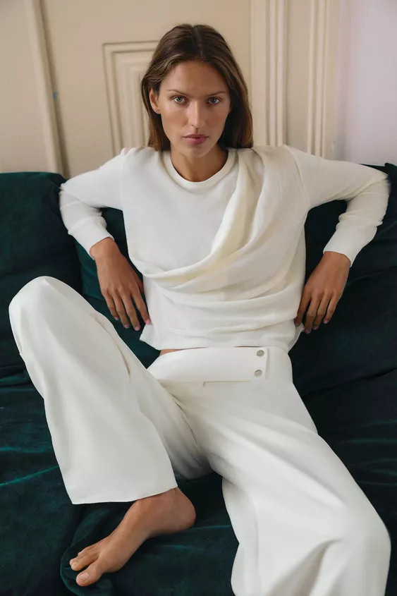 FLUID KNIT JUMPER | Zara UK