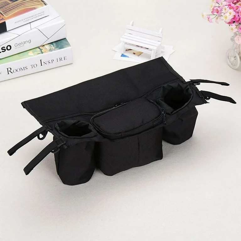 PENGXIANG Universal Stroller Organizer with 2 Insulated Cup Holders, Stroller Accessories, for Ca... | Walmart (US)