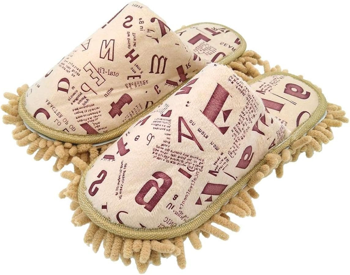Selric Super Chenille Microfiber Washable Mop Slippers Shoes, Detachable Mopping Shoes, Floor Dus... | Amazon (US)