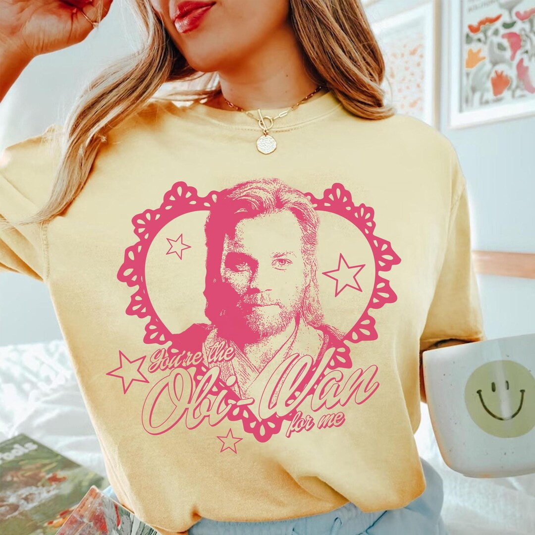 Star Wars Obi-wan for Me Heart Portrait Shirt, Revenge of the Sith 20th Anniversary, Star Wars Fa... | Etsy (US)