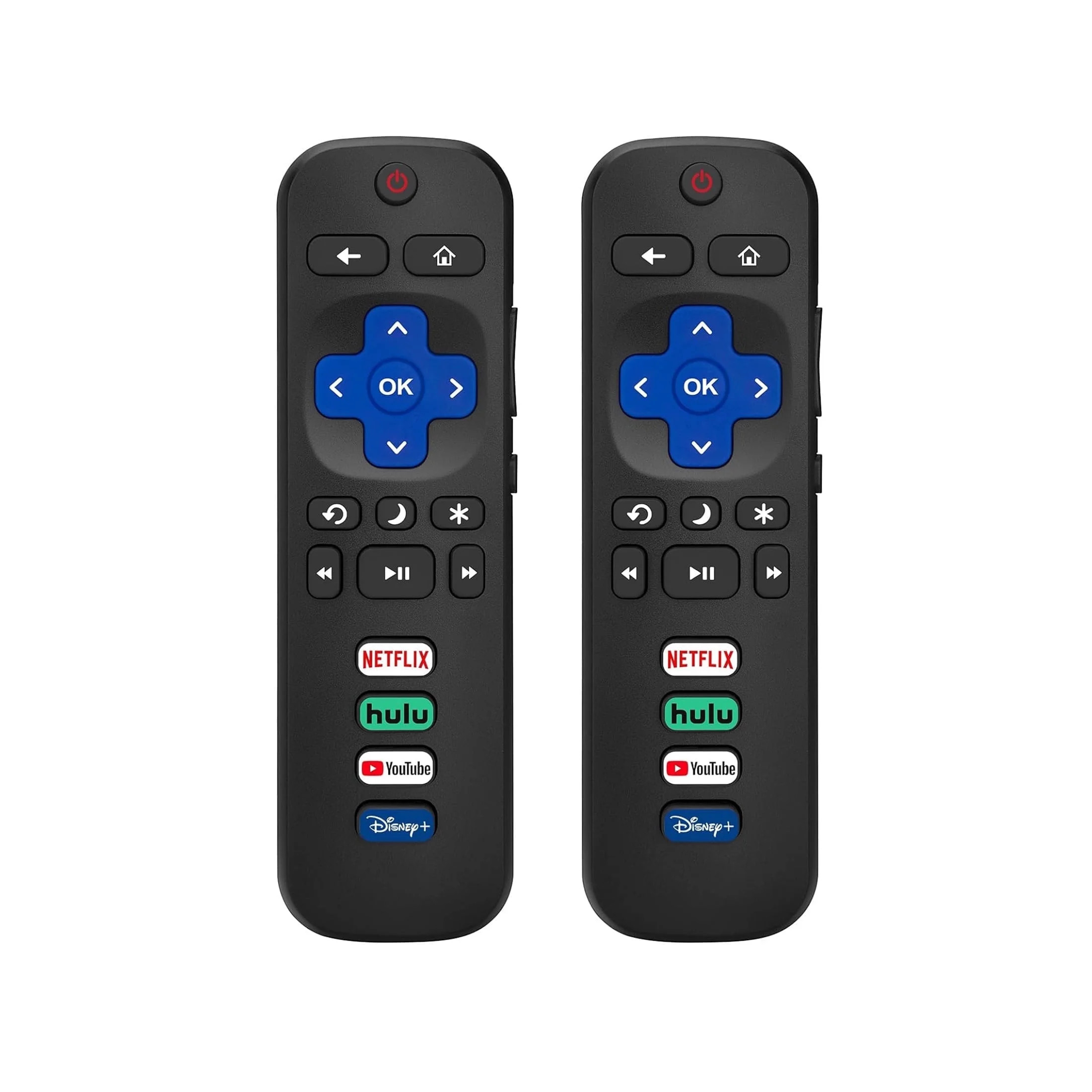 Pack of 2-Replacement Remote Control Only for Roku TV-Compatible for TCL Roku/Hisense Roku/Onn Ro... | Walmart (US)