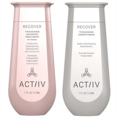 ACTiiV Hair Science Recover Shampoo & Conditioning System for Women (7 oz Duo Set) Active Thickener and Fuller Hair, Helps with Hair Loss | Target