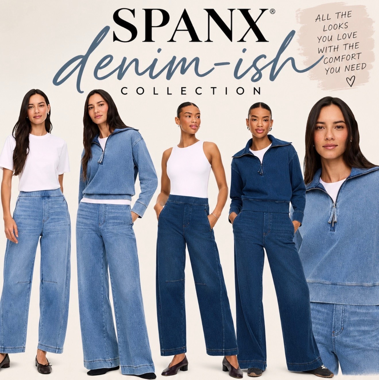 New @Spanx denim-ish collection is an absolute yes and in two color ways . Size S in all + 20% off now

#LTKootd #LTKSeasonal #LTKSaleAlert