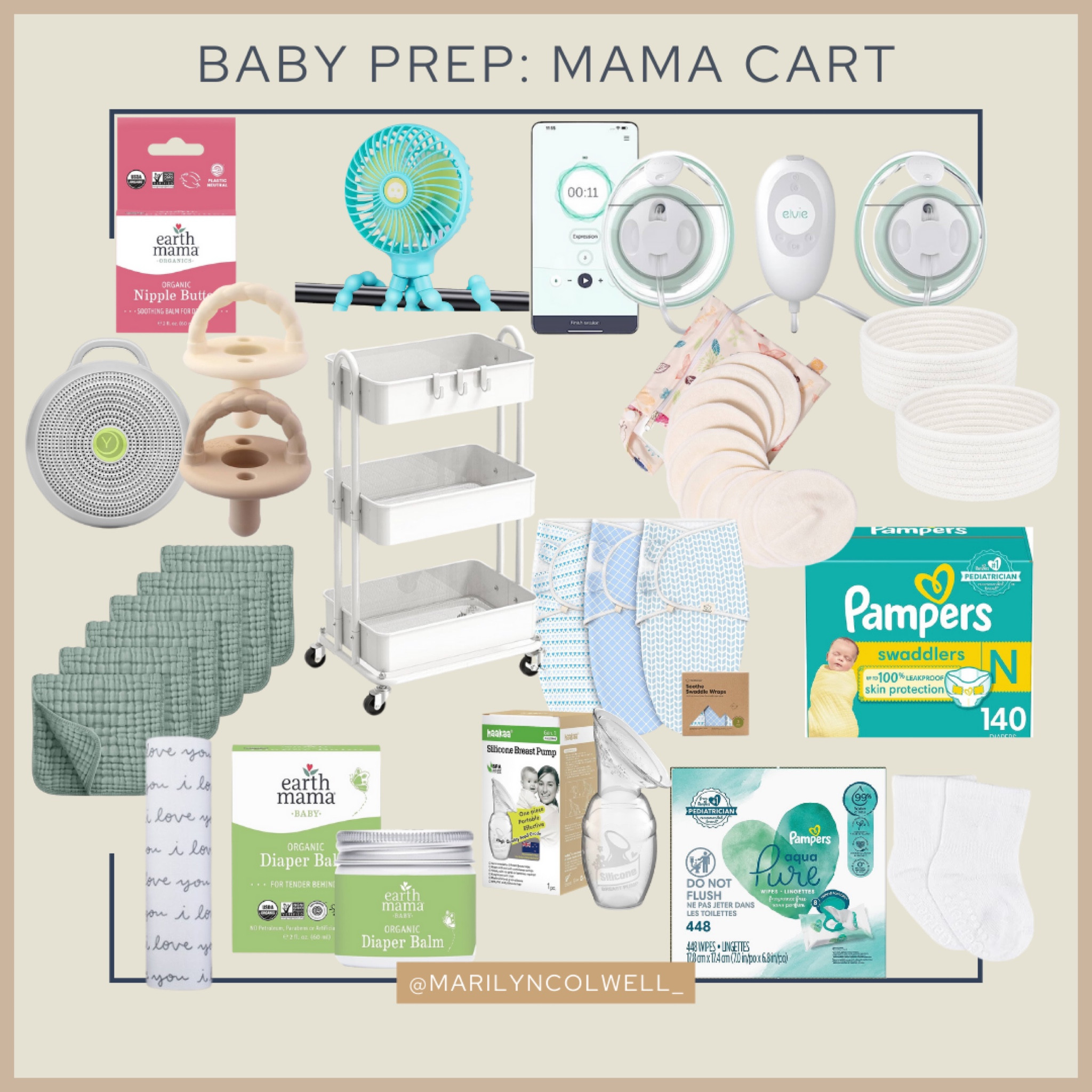Baby Prep: Mama Cart edition
Linked most of what our cart has right now! We also included an extra outfit and nursing cover.

Three tier cart, baby necessities, elvie breast pump, nursery cart, newborn essentials, breast feeding

#LTKbump #LTKfamily #LTKbaby