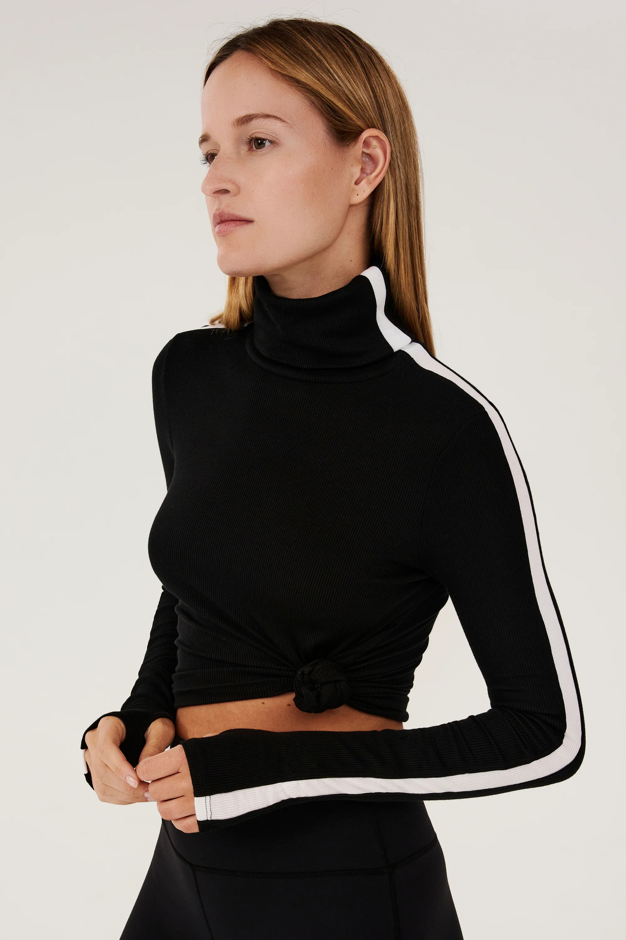 Jackson Rib Full Length Turtleneck | Splits59.com