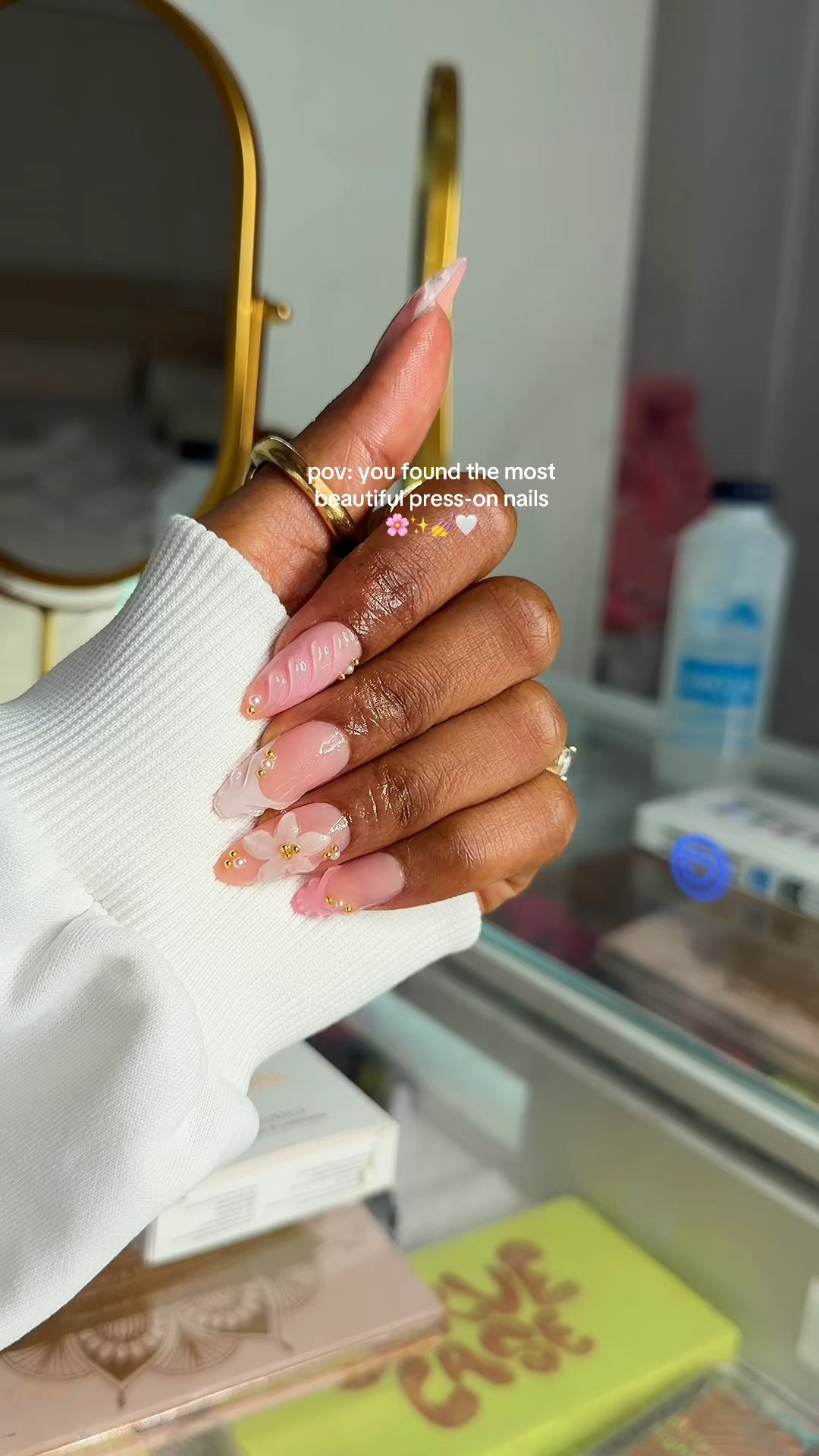 it’s so beautiful ✨🌸☁️
#presson #nails 

#LTKselfcare #LTKBeauty