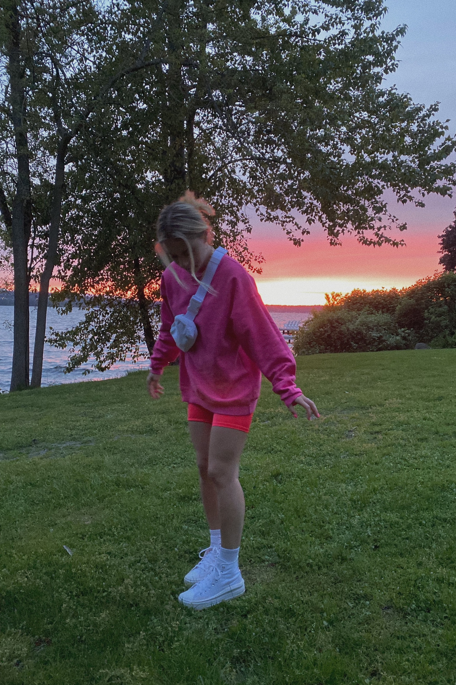 Summer outfit, chilly summer outfit, pink outfit, all pink outfit, aritizia biker shorts outfit, high top white converse outfit, summer time outfit ideas

#LTKSale #LTKFind #LTKSeasonal