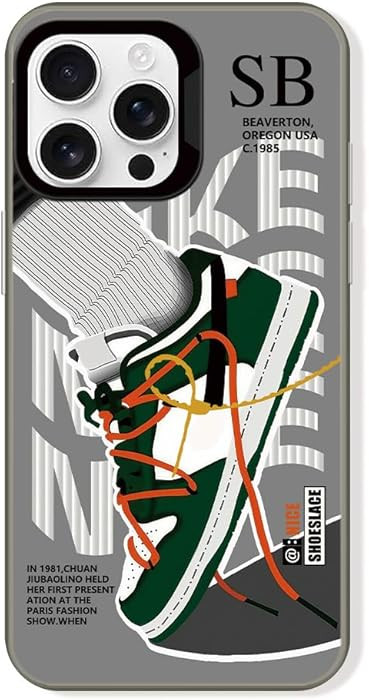 Vintage Sports Shoes Case Compatible with iPhone 15 Pro Max, Cool Brand Funny SB Sneaker Phone Ca... | Amazon (US)