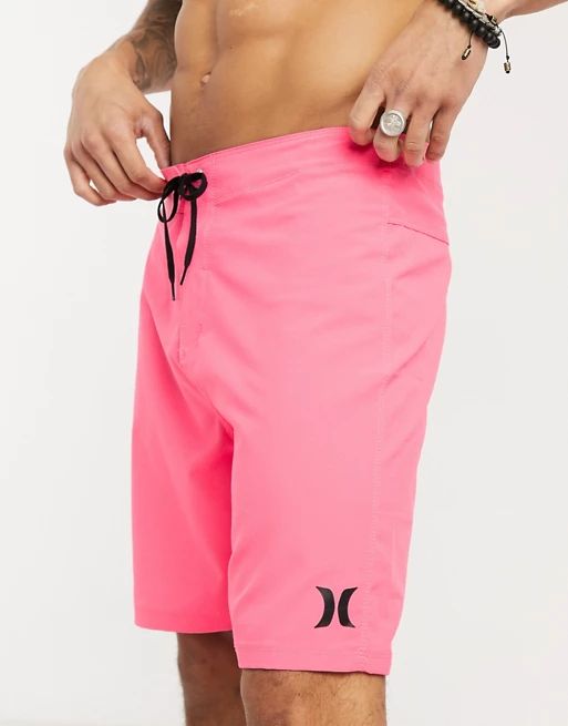 Hurley One and Only 20 board shorts in pink | ASOS US