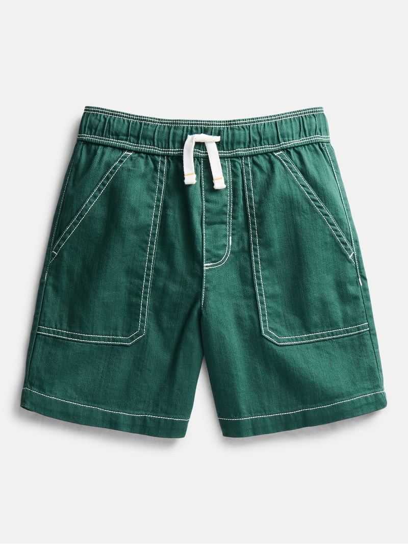 Wonder Nation Little Boys' Cotton Twill Shorts, Sizes 4-10 | Walmart (US)