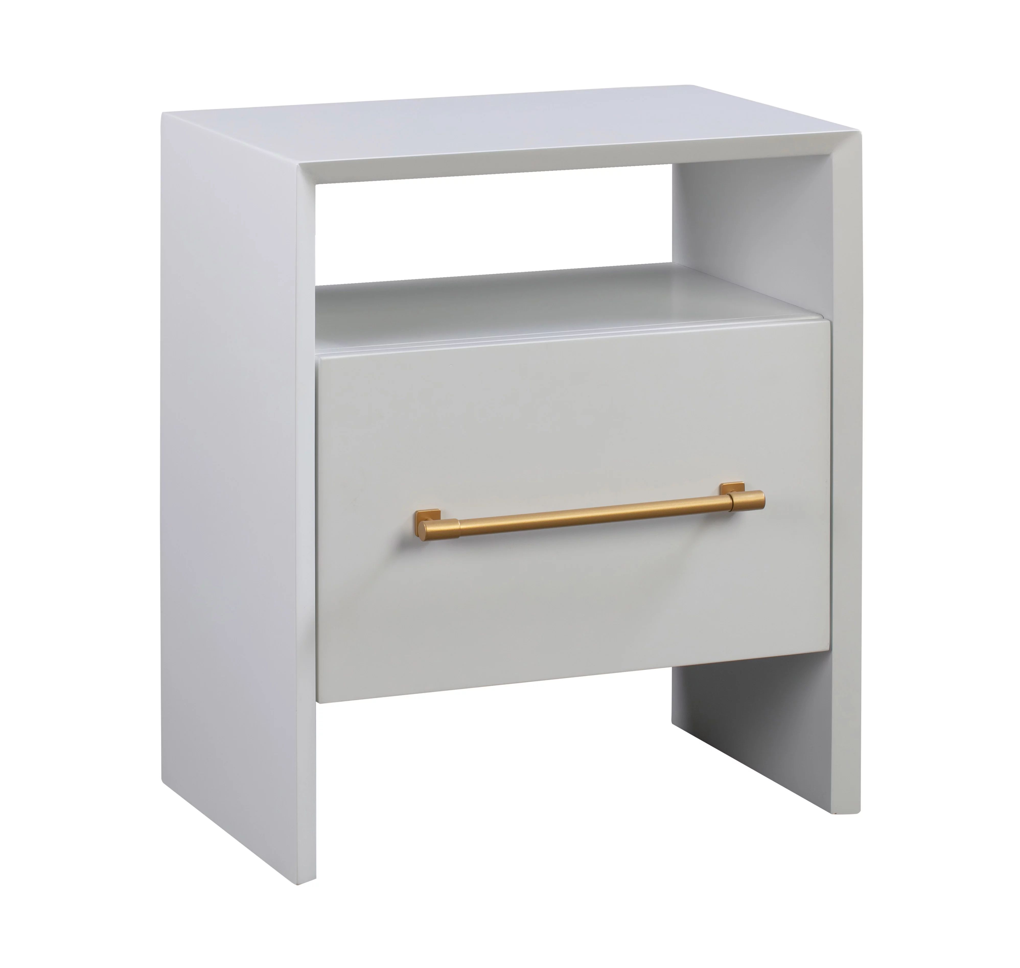 TOV Furniture Libre White Nightstand with Gold Accent | Walmart (US)