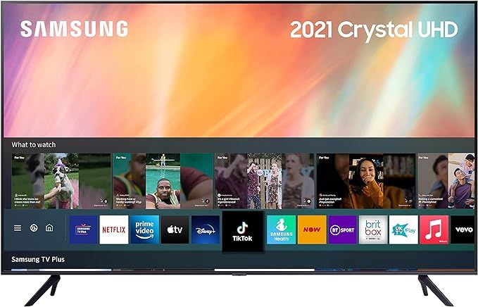Samsung 2021 43 inch AU7110 Crystal UHD 4K HDR Smart TV, Compatible with Alexa | Amazon (UK)