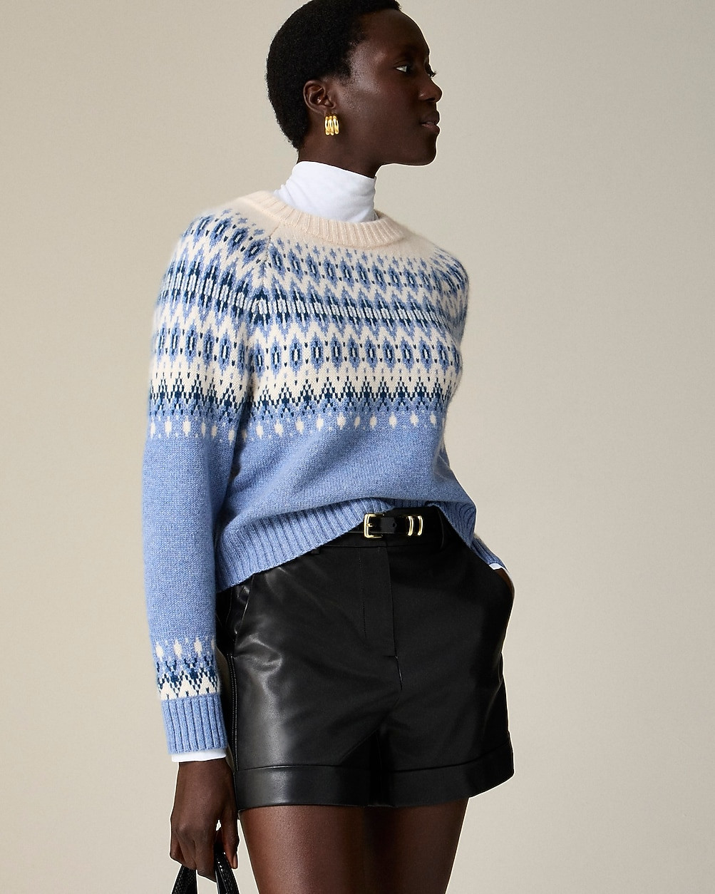 Cashmere diamond Fair Isle sweater | J. Crew US