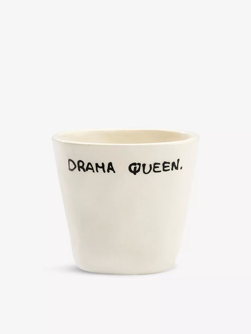 Drama Queen ceramic espresso cup 7.6cm | Selfridges