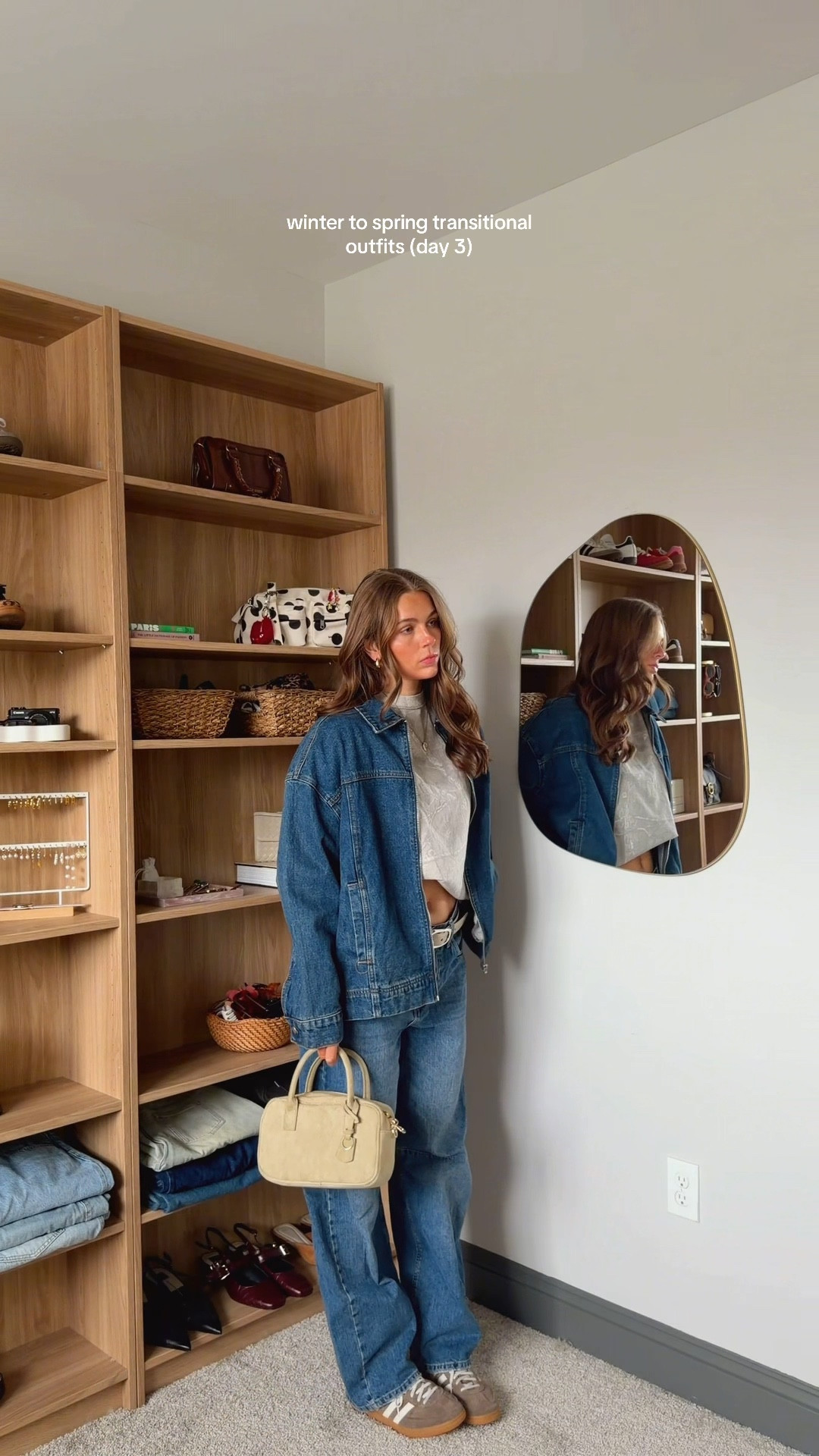 back with another spring outfit & i loveee denim on denim🤭✨🌀 

#LTKgrwm #LTKTall #LTKootd