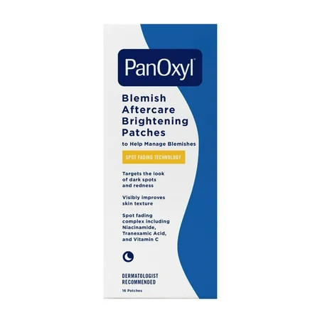 PanOxyl Blemish Aftercare Brightening Acne Patches, Latex-Free, 16ct | Walmart (US)