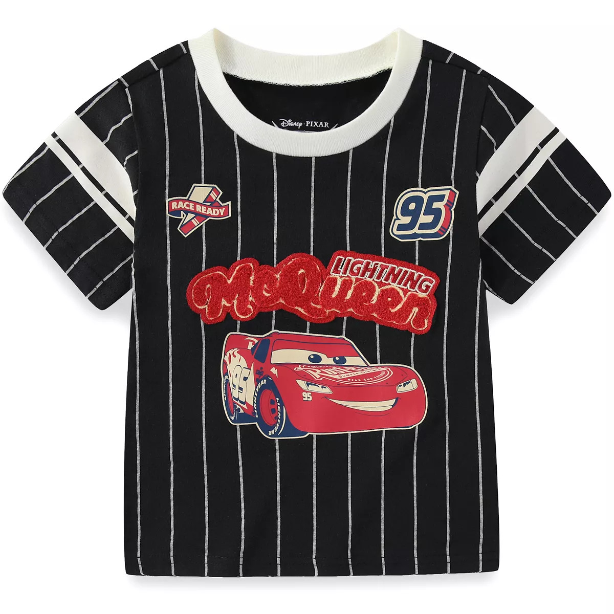Disney Cars Lightning McQueen Boys Short Sleeve T-Shirt for Toddler and Big Kids Black - Size 2T | Target