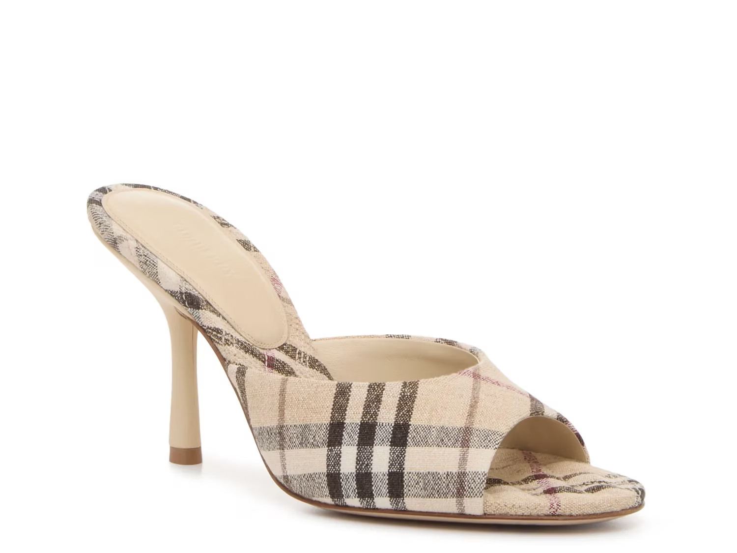 Burberry Mews Sandal | Women's | Tan Plaid Print | Size EU 36.5 / US 6.5 | Sandals | DSW