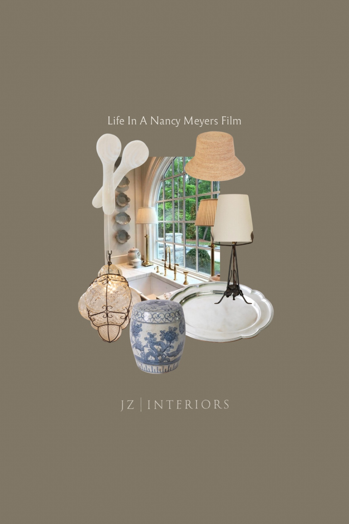 Our design style series continues with a love letter to Nancy Meyers interiors—the spaces that feel like home from the very first glance. 

There’s a reason so many of us talk about her style and try to emulate it. Every detail, from the layered and lived in look to the dreamy story lines and locations, (I’m looking directly at you, Nick Parker) evokes a sense of ease and timeless charm. 

Her films create worlds where every room tells a story—effortlessly blending comfort with sophistication, making even the simplest moments feel magical.

We’re sharing how to bring that same warmth and attention to detail into your own home, creating spaces where life unfolds beautifully. So even if you aren’t Nick Parker in Napa, Elizabeth James in London, or Jane Adler in Santa Barbara, I hope you’re inspired to create a life you love… and I hope that includes homemade pain au chocolat and lavender ice cream. 

#InteriorDesign #DesignMagic #JZInteriors #DesignSeries #nancymeyers #coastalgrandmother #InteriorDesign #InspiredLiving #CaliforniaDesign #DesignStyle Interiors, Design Details, Design Inspiration #home #homedecor

#LTKhome #LTKstyletip