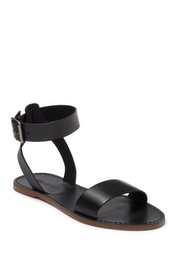 MadewellThe Boardwalk Leather Ankle Strap Sandal | Nordstrom Rack