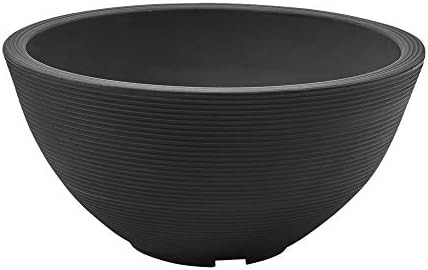 Crescent Garden Delano Bowl Planter, Indoor Outdoor Round Shallow Plant Pot for Water Garden, Bon... | Amazon (US)