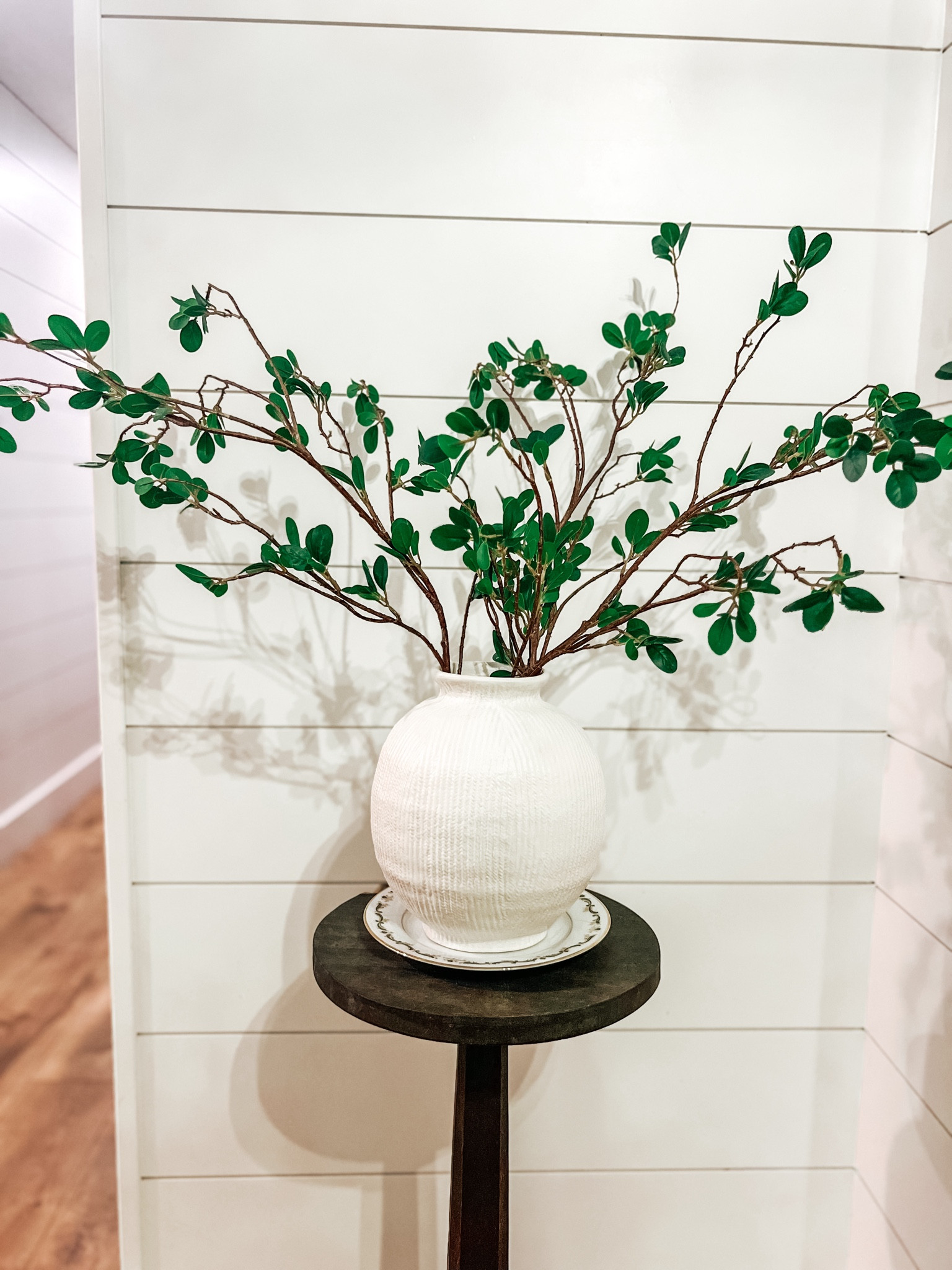 Beautiful stems and vase combination 

These stems give great volume, but are still light and airy. I used 1 pack of three stems here. You’ll have to really fluff out the branches, but it’s easy to do! 

#LTKhome