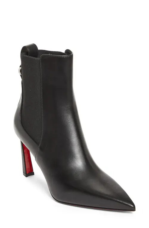 Christian Louboutin Condodo Pointed Toe Chelsea Boot in Black at Nordstrom, Size 9.5Us | Nordstrom