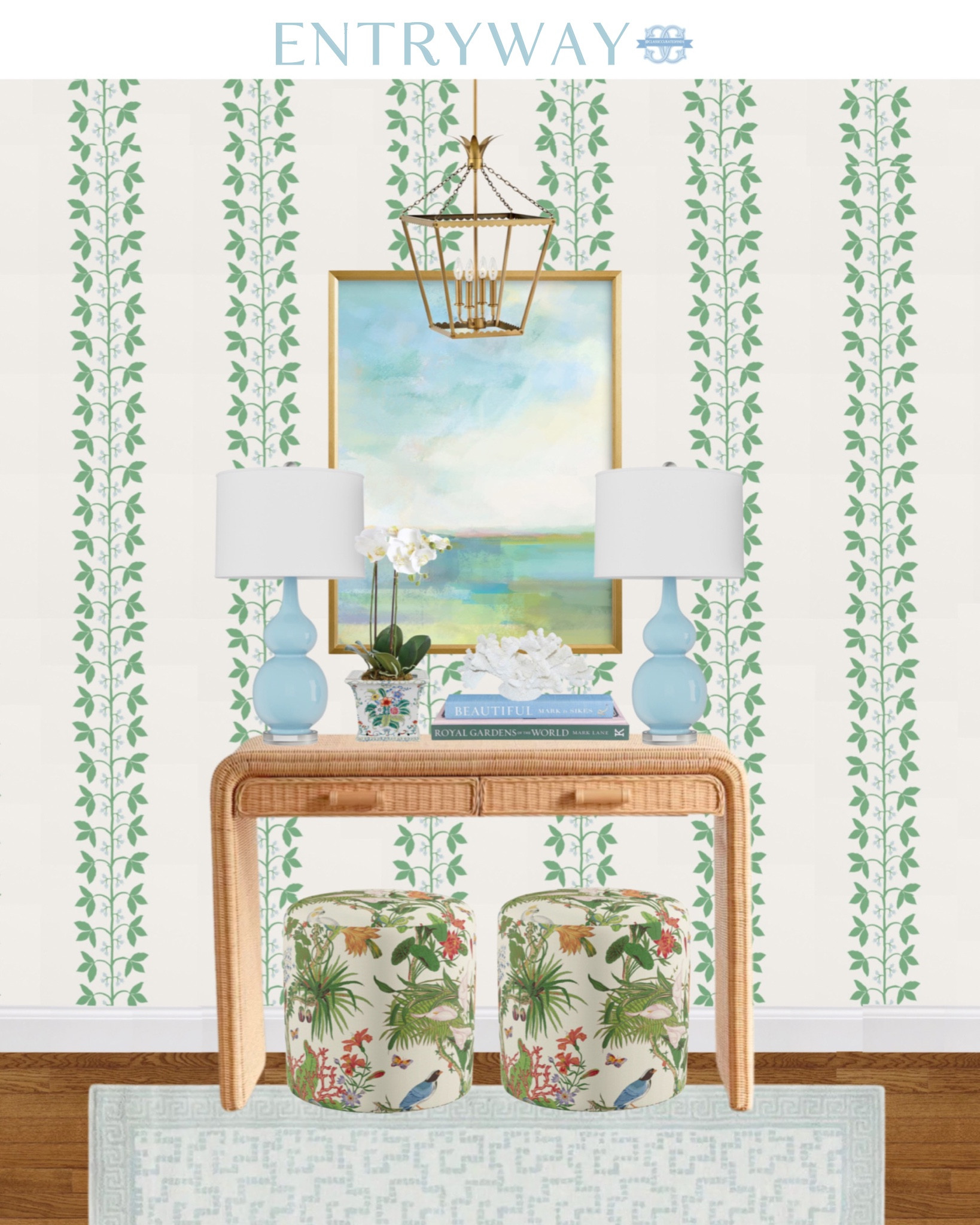 Entryway Table Decor💚

Home Decor, Entryway, Console Table, Entry Table, Rattan Furniture, Wallpaper

#LTKhome