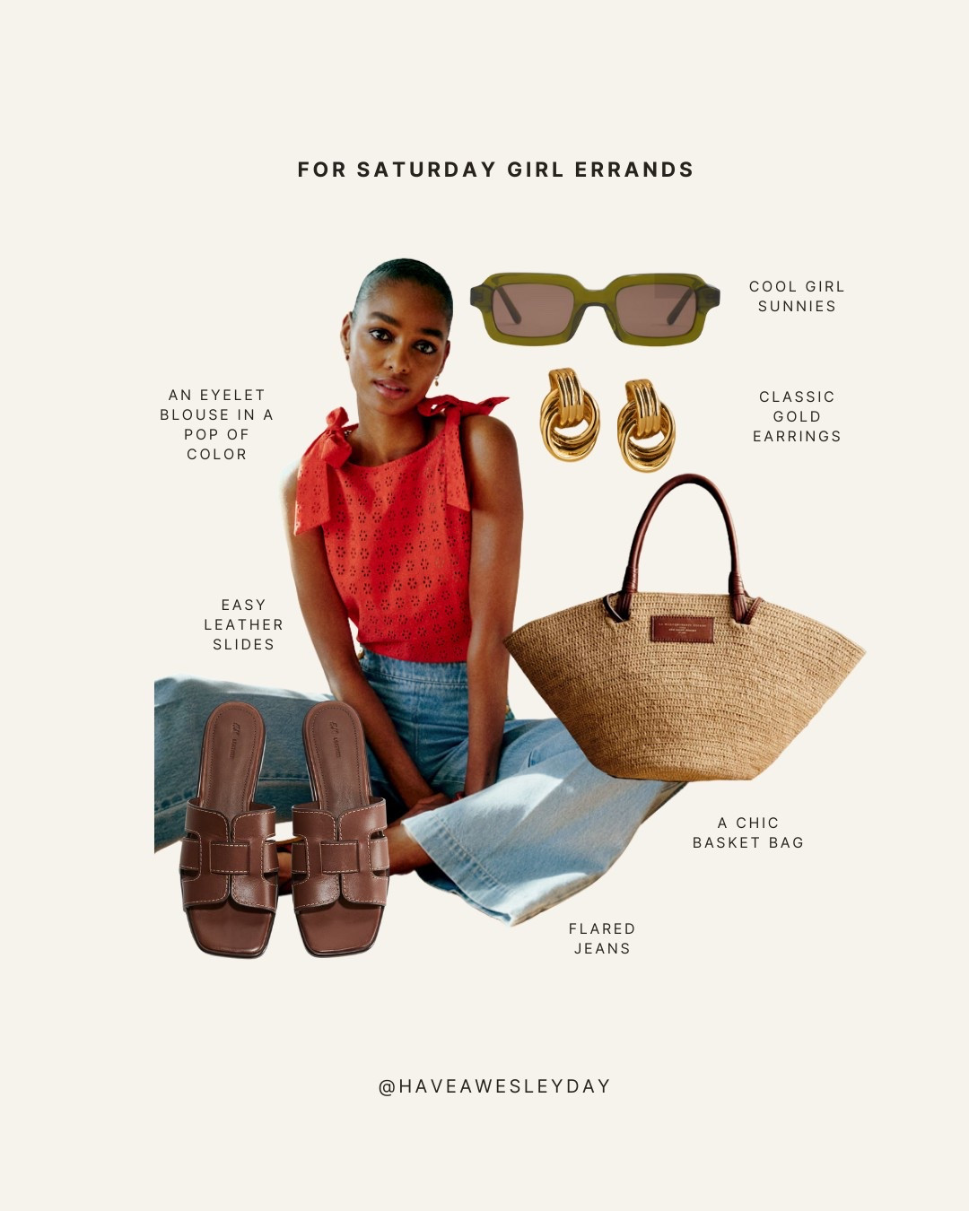 French Girl Spring Outfit Inspo🤎

Summer outfit, sandals, European summer, travel outfit ideas, classic style, modest fashion, cute tops, date night outfit, cute jeans 