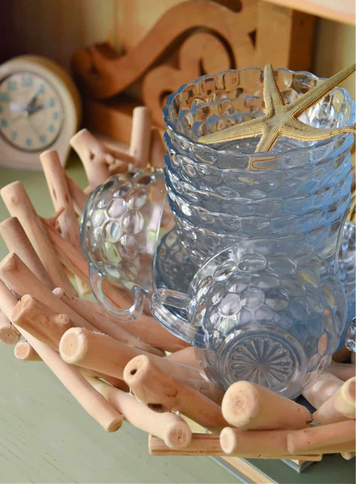 Coastal style is such a great look for summer decor.
Mixing vintage & new will give you the best of both worlds and a wide variety of texture. 
Our dining room hutch is filled with coastal style this summer. 
Here’s how you can get the look yourself. 
See the full coastal styled hutch on Lorabloomquist.com

#LTKHome #LTKSeasonal