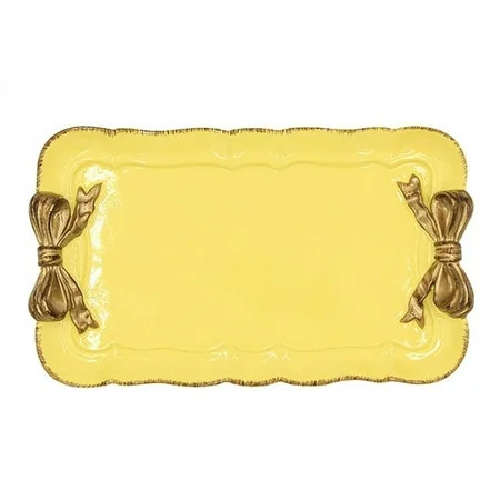 European Style Vintage Bow Decorative Tray Resin Storage Tray For Jewelry Cosmetic Key Food Organize | Walmart (US)