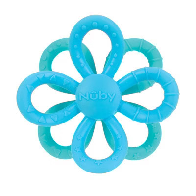 Nuby Geo Silicone Teether - Boy | Target
