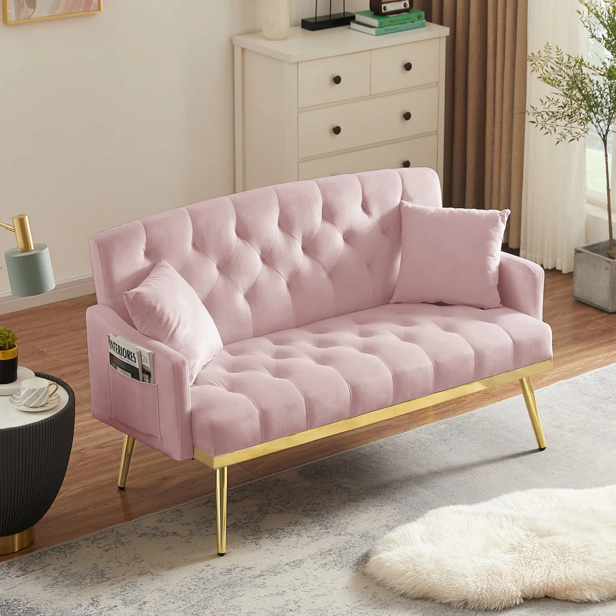 PINK 2 SEATER SOFA | Wayfair North America
