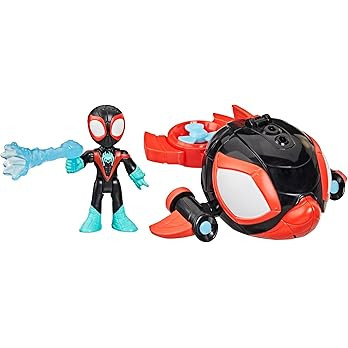 Marvel Spidey and his Amazing Friends Water-Webs Spin Dolphin, 3-Inch (7.6 CM) Toy Submarine & Ac... | Amazon (US)